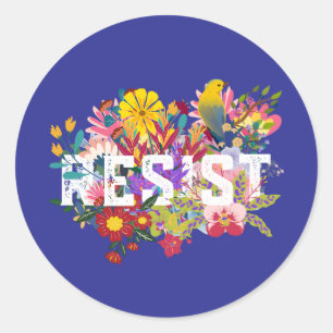 Resist Classic Round Sticker