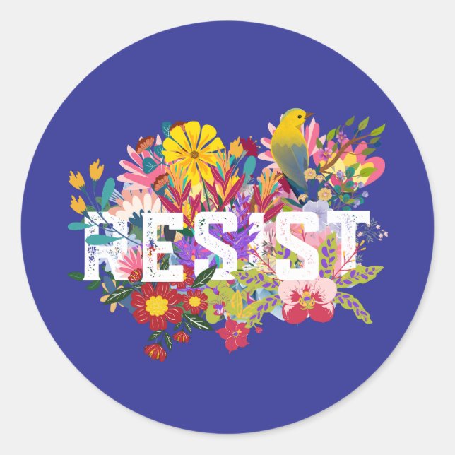 Resist Classic Round Sticker (Front)