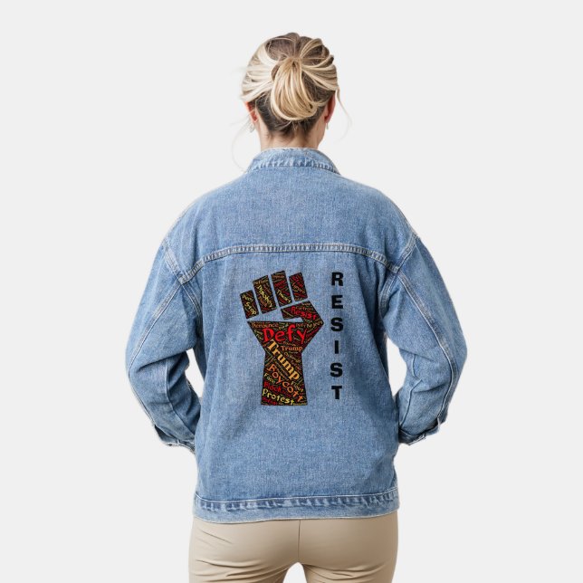 Resist Denim Jacket (Model)