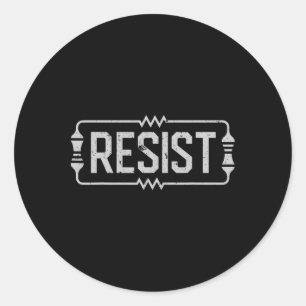 Resist Electrical Engineer Engineering Electronic Classic Round Sticker