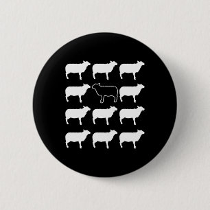 Resist Empowering Dissent Resistance Sheep 6 Cm Round Badge