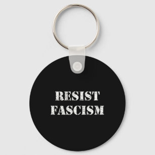 Resist Fascism  Key Ring