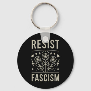 Resist Fascism Protest Trump Anti Trump 11 Key Ring