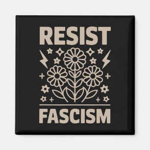 Resist Fascism Protest Trump Anti Trump 12 Magnet