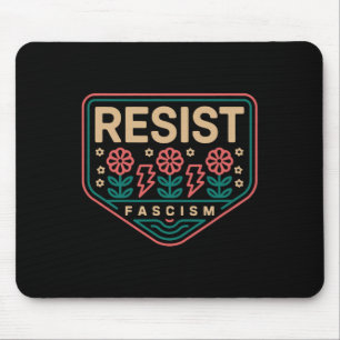 Resist Fascism Protest Trump Anti Trump 2 Mouse Pad