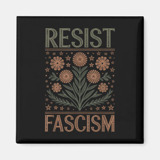 Resist Fascism Protest Trump Anti Trump _3  Magnet