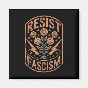 Resist Fascism Protest Trump Anti Trump _5  Magnet