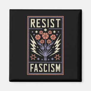 Resist Fascism Protest Trump Anti Trump _6 Magnet
