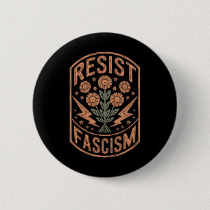 Resist Fascism Protest Trump Anti Trump 9  6 Cm Round Badge