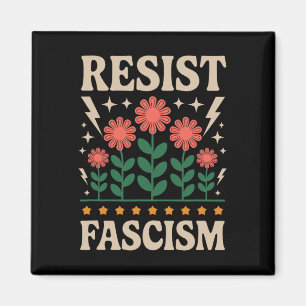 Resist Fascism Protest Trump Anti Trump  Magnet