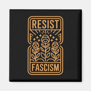 Resist Fascism Protest Trump Anti Trump  Magnet