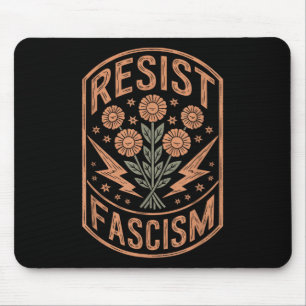 Resist Fascism Protest Trump Anti Trump  Mouse Pad