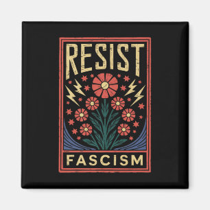 Resist Fascism Protest Trump Anti Trump Premium  Magnet