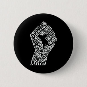 #resist Fist Anti Trump Impeach Trump  6 Cm Round Badge