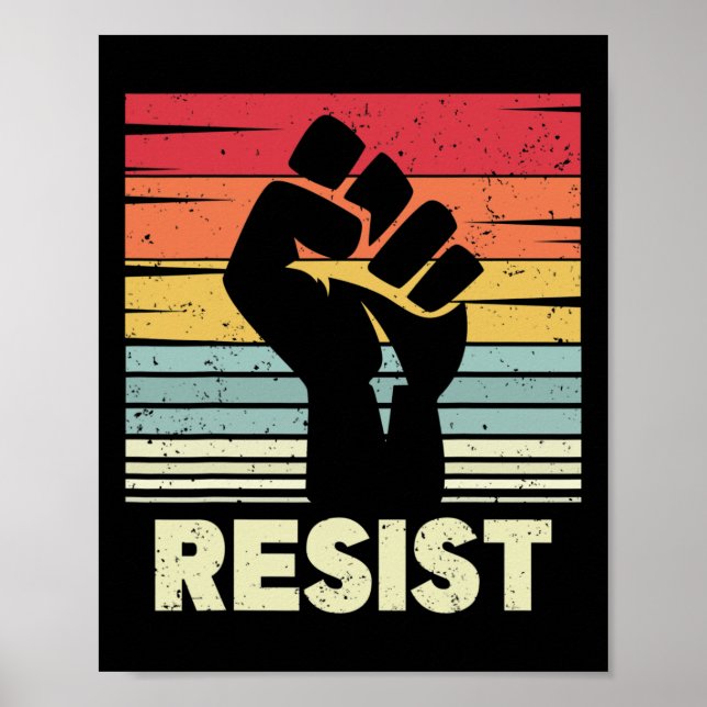 Resist Fist Pride Resist Fist Resistance  Poster (Front)
