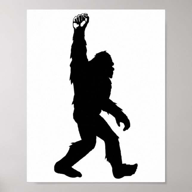 Resist Fist Protect Black Lives 1st Amendment Bigf Poster (Front)