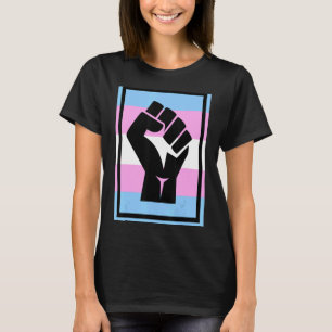 Resist Fist Transgender Flag Trans Pride T-Shirt