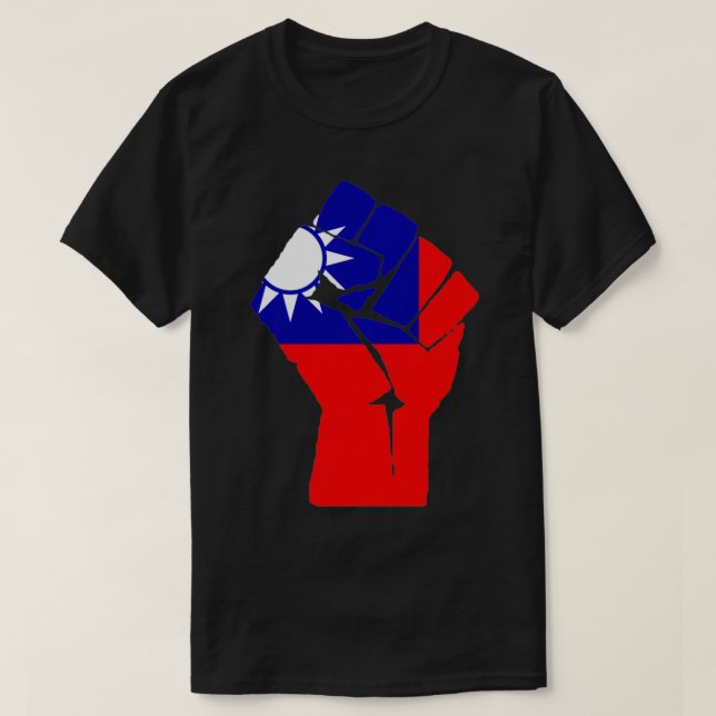 Resist Fist with Taiwan Flag Pullover  (Design Front)