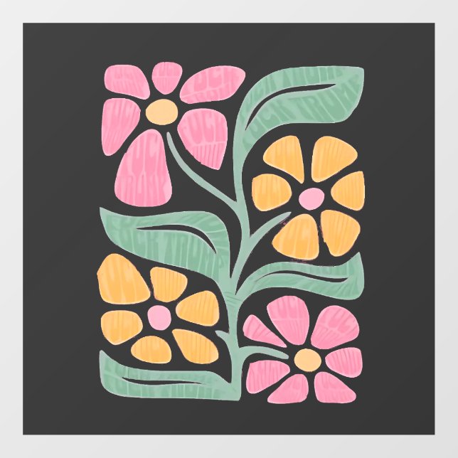 RESIST Floral Anti Trump Political Protest  (Sheet)