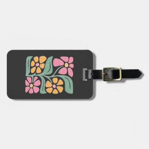 RESIST Floral Anti Trump Political Protest Luggage Tag