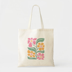 RESIST Floral Anti Trump Political Protest Tote Bag