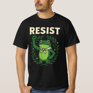 Resist Frog Portland Frog Protest for Men Women T-Shirt