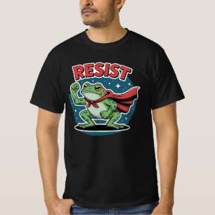 Resist Frog Portland Frog Protest for Men Women T-Shirt