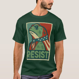 Resist Frog Portland Frog Protest for Men Women T-Shirt