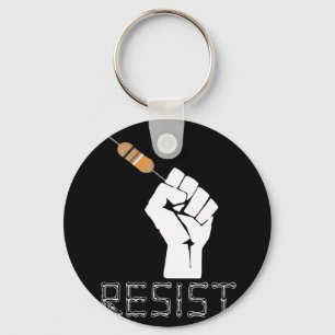 Resist Funny Gift Electrical Engineers Electrician Key Ring
