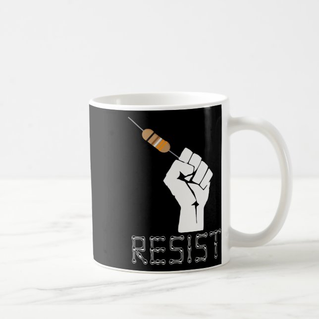 Resist Funny Gift Idea For Electrical Engineers Te Coffee Mug (Right)