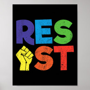 Resist Gay Lgbt Community Support Gift For Queer P Poster
