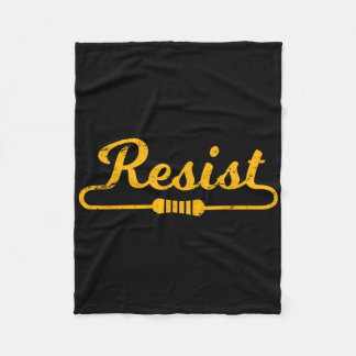 Resist Gift Idea For Electrical Engineers  Fleece Blanket