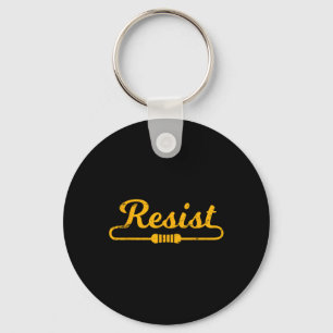 Resist Gift Idea For Electrical Engineers Key Ring