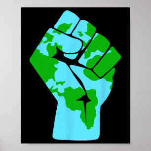 #resist Glol Warming Mother Earth Environment Anti Poster