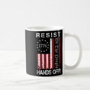 Resist Hands Off Protest We The People Flag Save D Coffee Mug