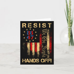 Resist Hands Off Social Security Medicare Medicaid Card