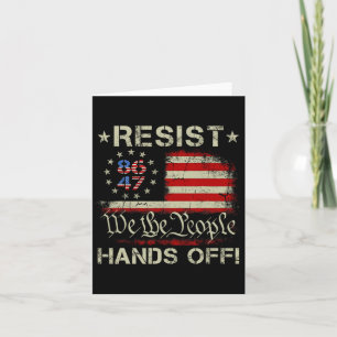 Resist Hands Off Social Security Medicare Medicaid Card