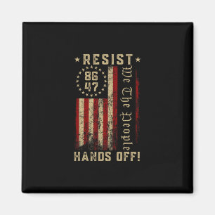 Resist Hands Off Social Security Medicare Medicaid Magnet