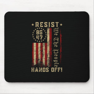 Resist Hands Off Social Security Medicare Medicaid Mouse Pad