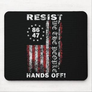 Resist Hands Off Social Security Medicare Medicaid Mouse Pad