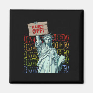 Resist Hands Off Vintage We The People American Fl Magnet
