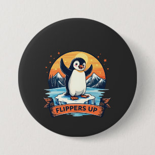 Resist I Stand With Penguins Anti Trump 7.5 Cm Round Badge