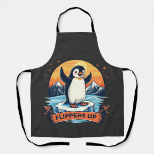 Resist I Stand With Penguins Anti Trump  Apron