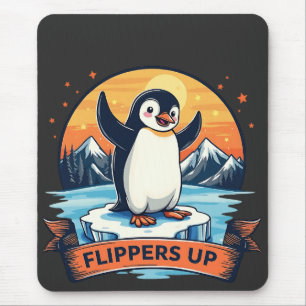 Resist I Stand With Penguins Anti Trump Mouse Pad