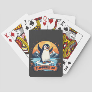 Resist I Stand With Penguins Anti Trump Playing Cards