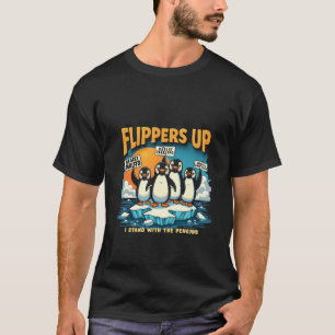 Resist I Stand With Penguins T-Shirt
