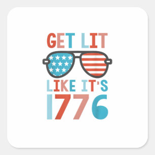 Resist Like It's 1776 Square Sticker