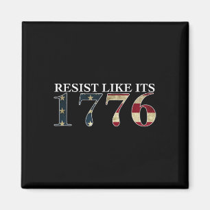 Resist Like Its 1776 - True Patriots - Vintage Gif Magnet