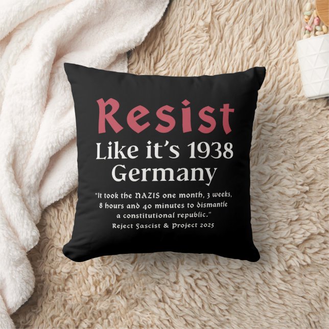 Resist Like It's 1938 Germany Cushion (Blanket)