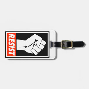resist luggage tag